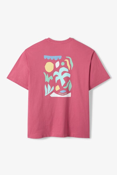 Tee shirt imprim&eacute; devant dos