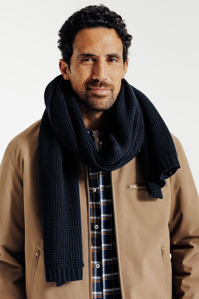 Echarpe unie en maille