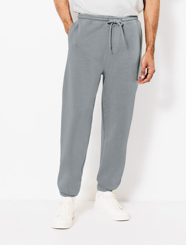 Jogging slim effet delav&eacute;