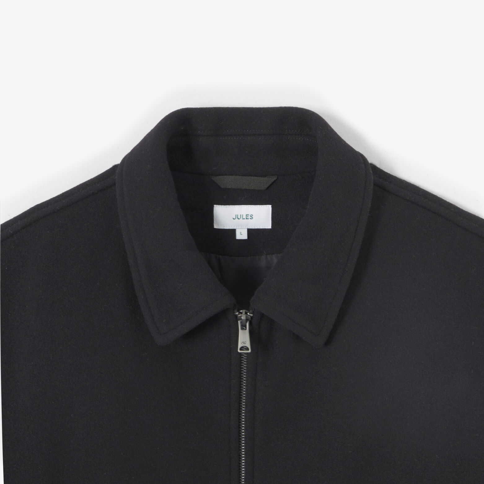 Blouson col chemise zippé