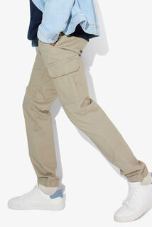 Pantalon cargo uni