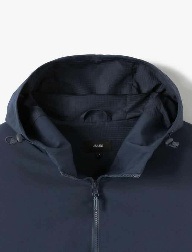 Blouson coupe-vent &agrave; capuche