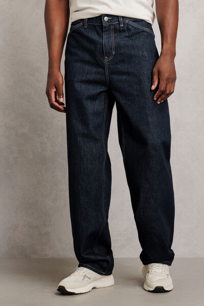 Baggy jeans ruw 100% katoen