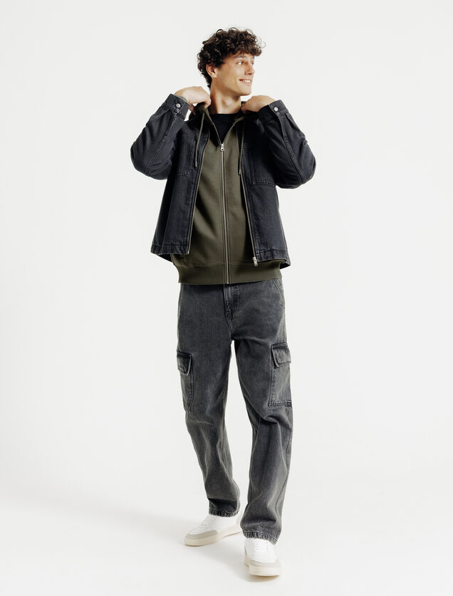 Sweat &agrave; capuche zipp&eacute;