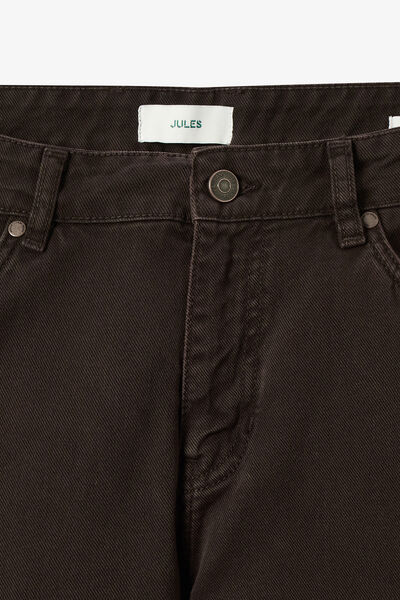 Pantalon straight 100% coton