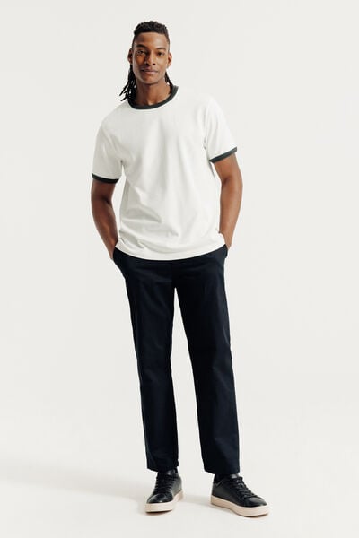 Tee shirt  contrast&eacute;