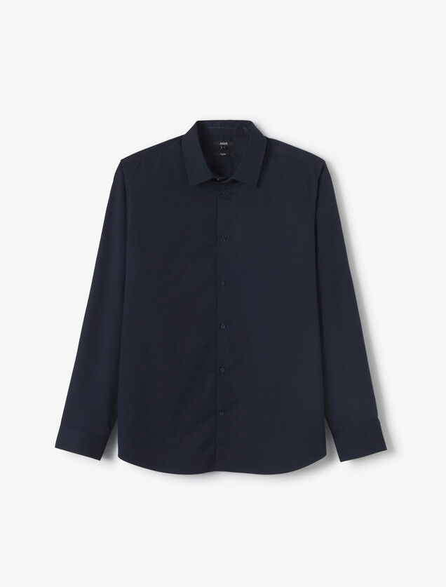 Chemise sans repassage en coton regular