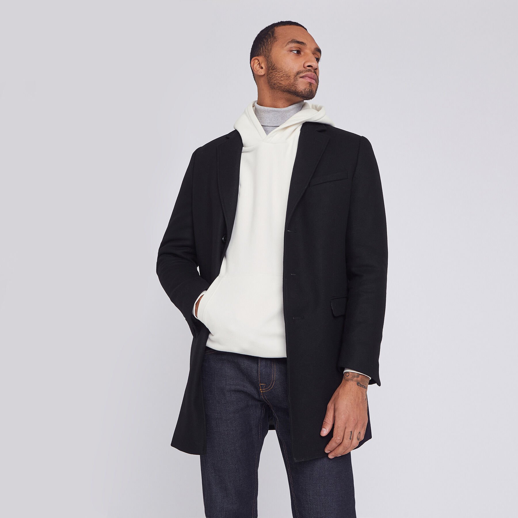 Manteau long homme jules Clearance