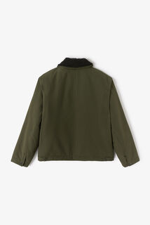 Blouson col chemise en sherpa amovible