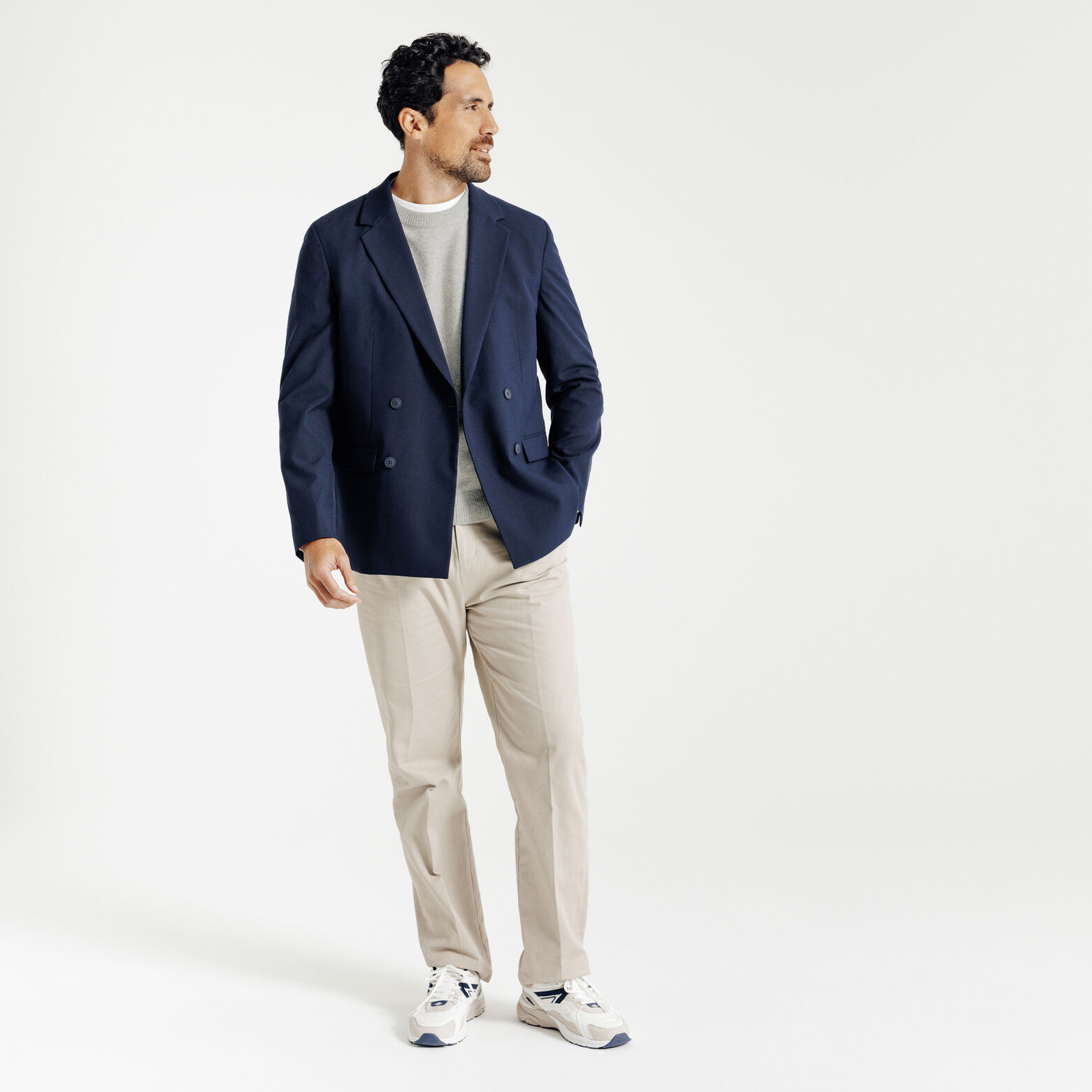 Pull col rond mousseux