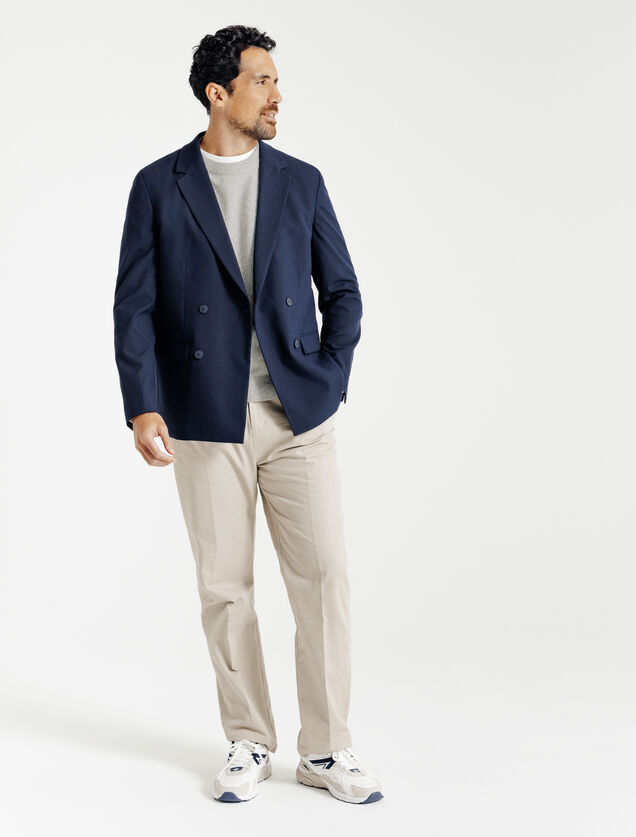 Pull col rond mousseux