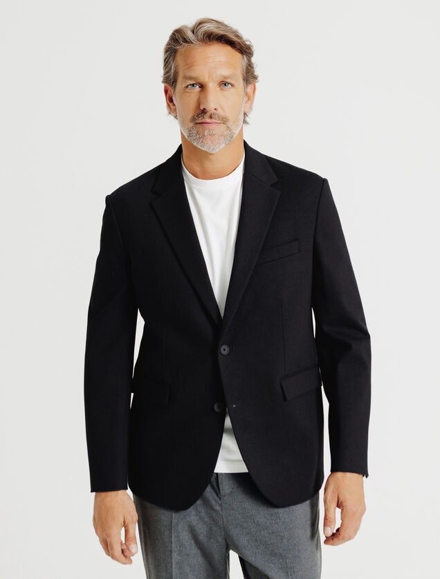 Veste blazer en maille