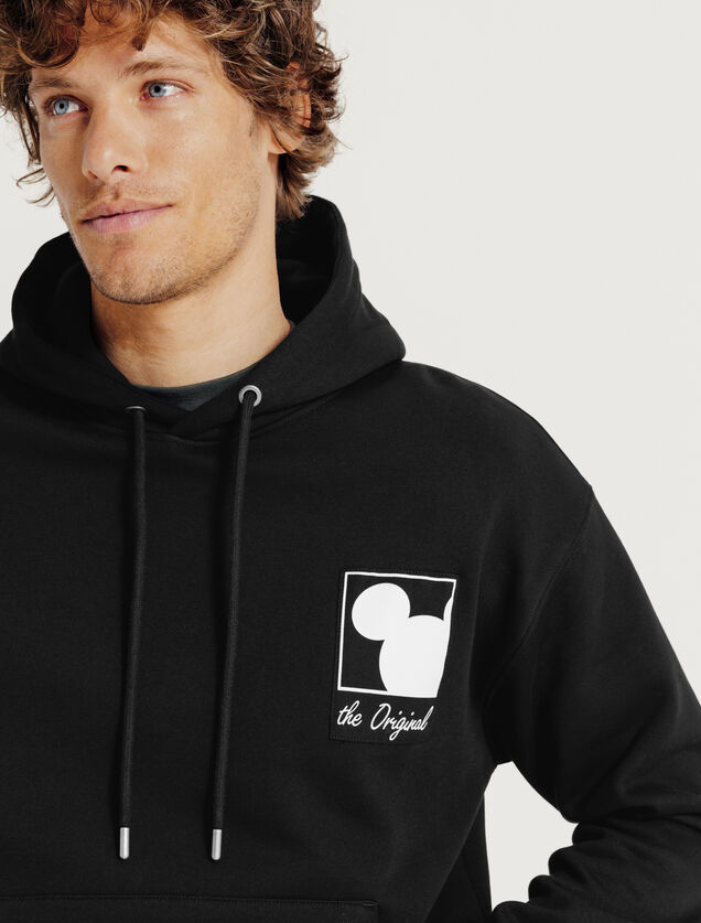 Sweat &agrave; capuche imprim&eacute; licence Mickey