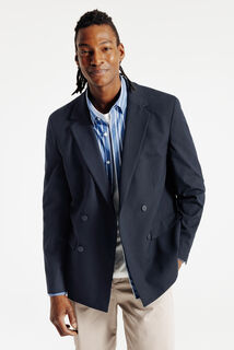 Veste de costume crois&eacute;e confort