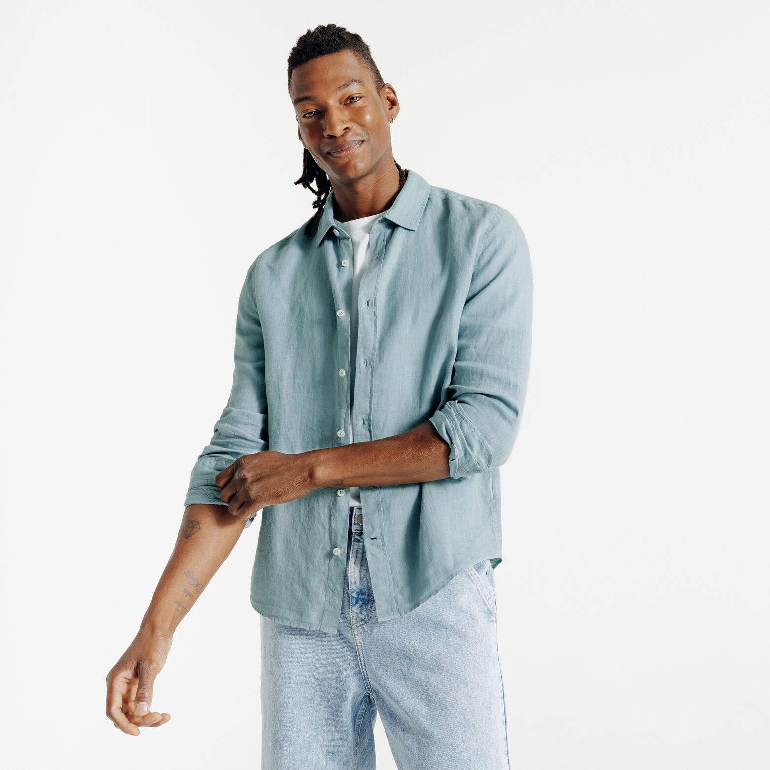 Chemise en lin regular