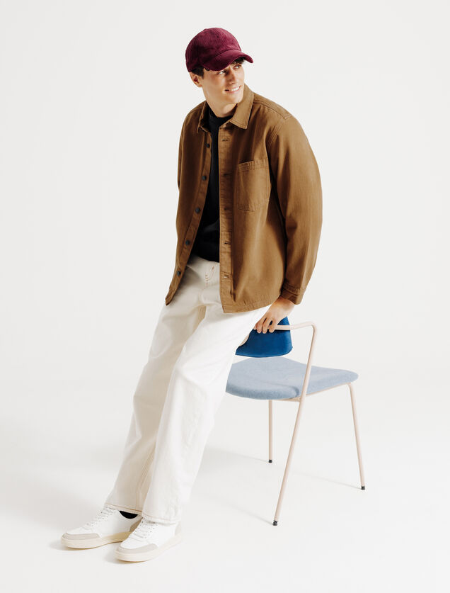 Surchemise en jean coton