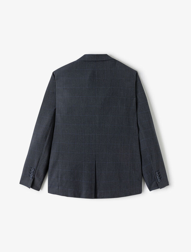 Geruite comfort kostuumvest