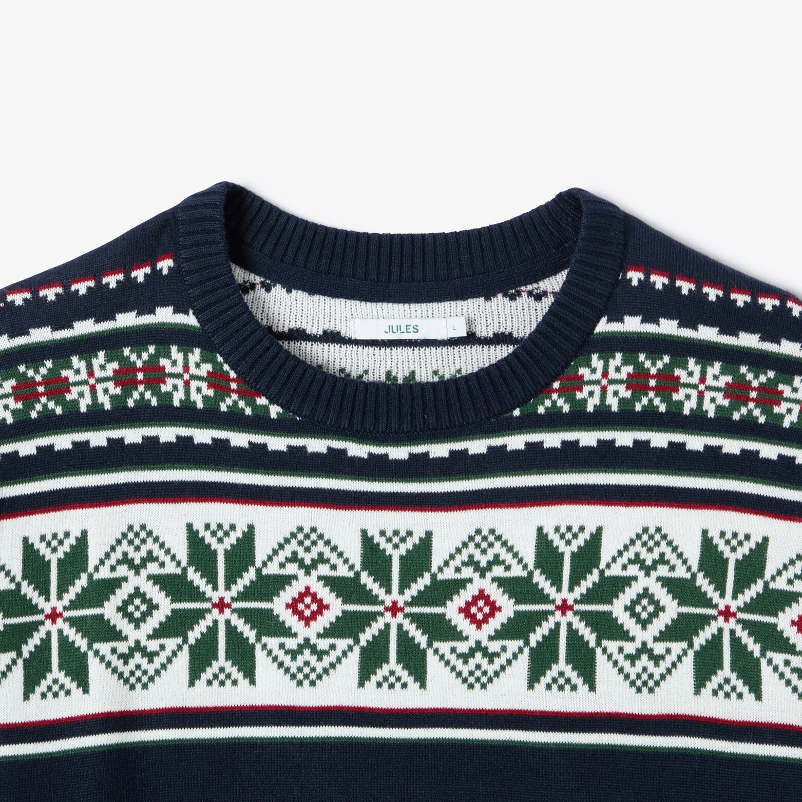 Pull de No&euml;l jacquard