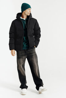 Doudoune zipp&eacute;e &agrave; capuche