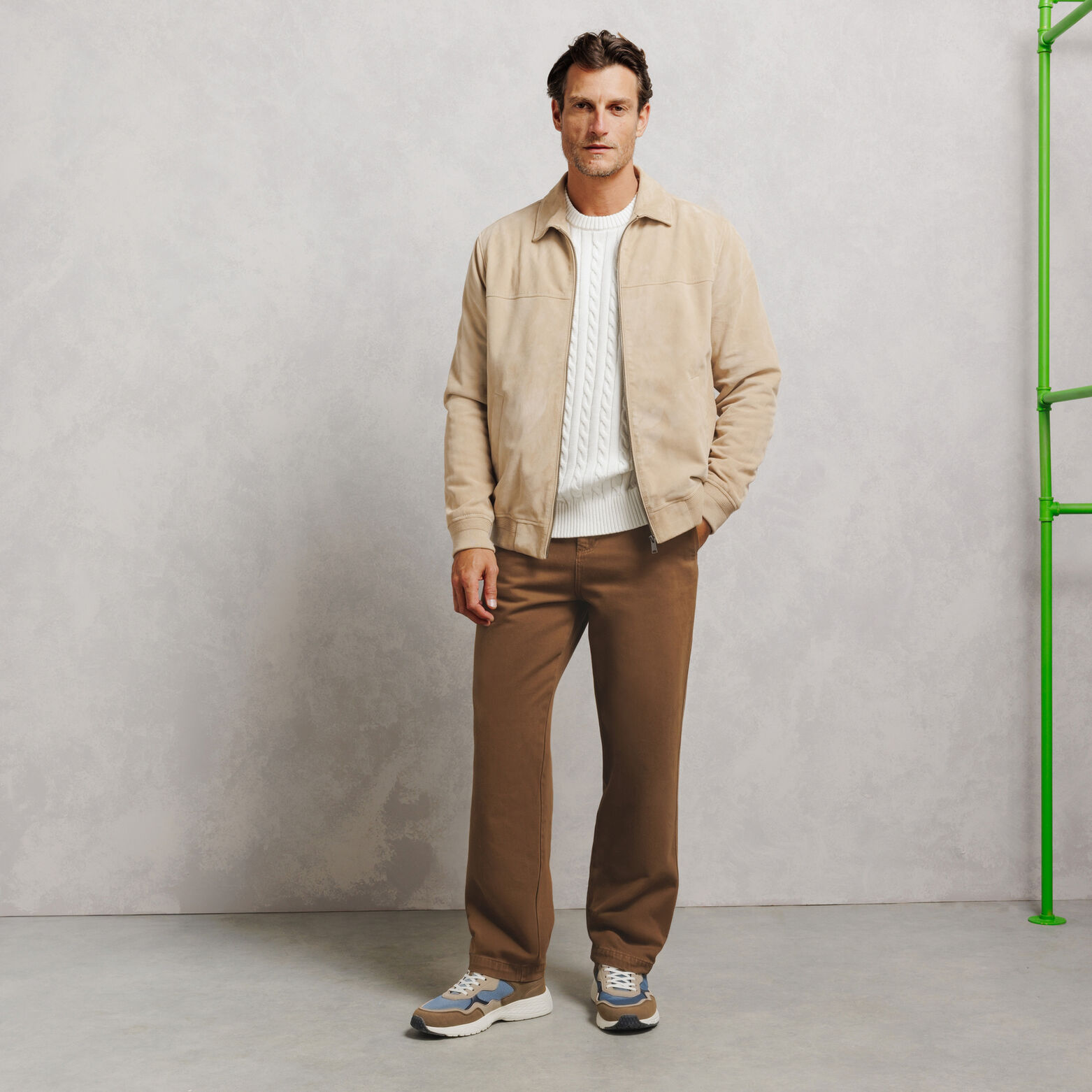 Pantalon loose 100% coton