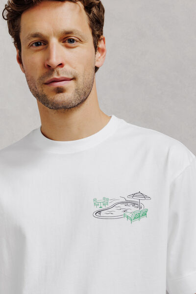 Tee shirt imprim&eacute; devant et dos