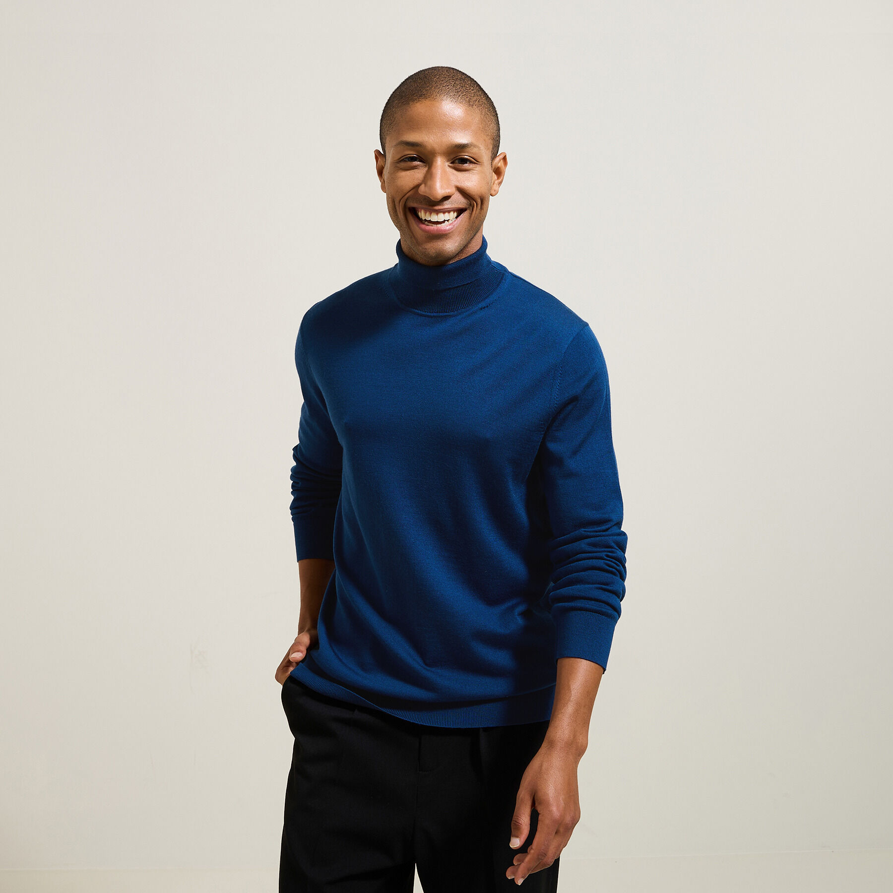 Pull col roule homme Jules