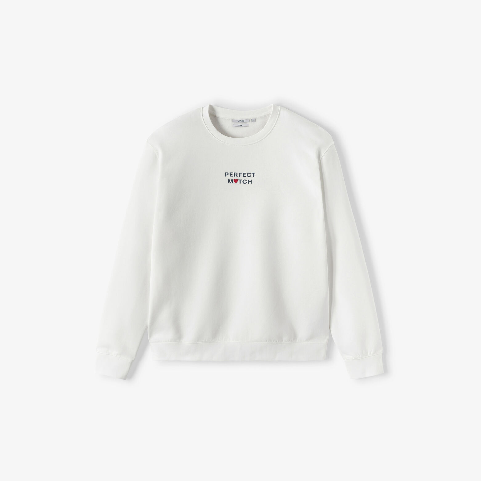 Sweat col rond animation Saint-Valentin