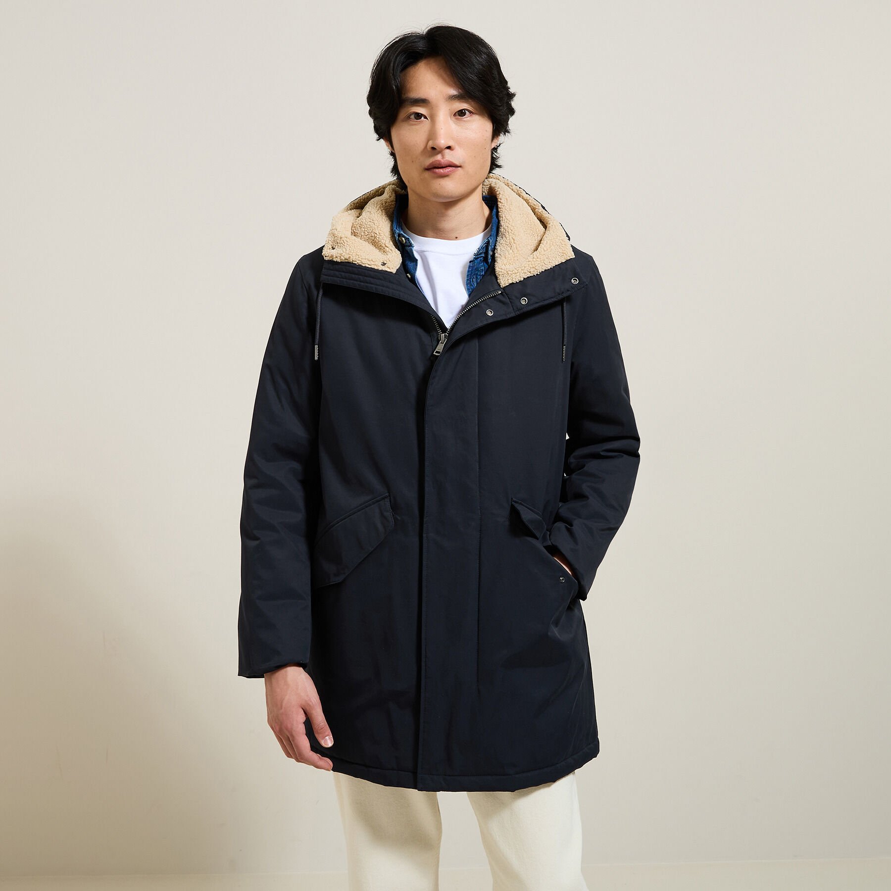 Parka homme longue impermeable Jules