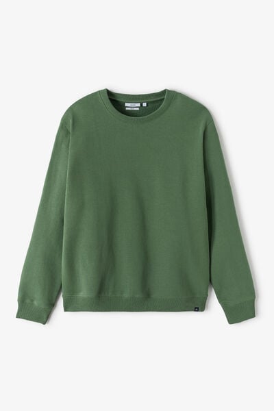 Effen sweater met ronde hals