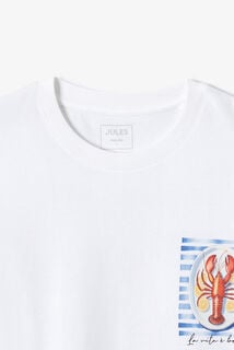 T-shirt met print voor- en achteraan