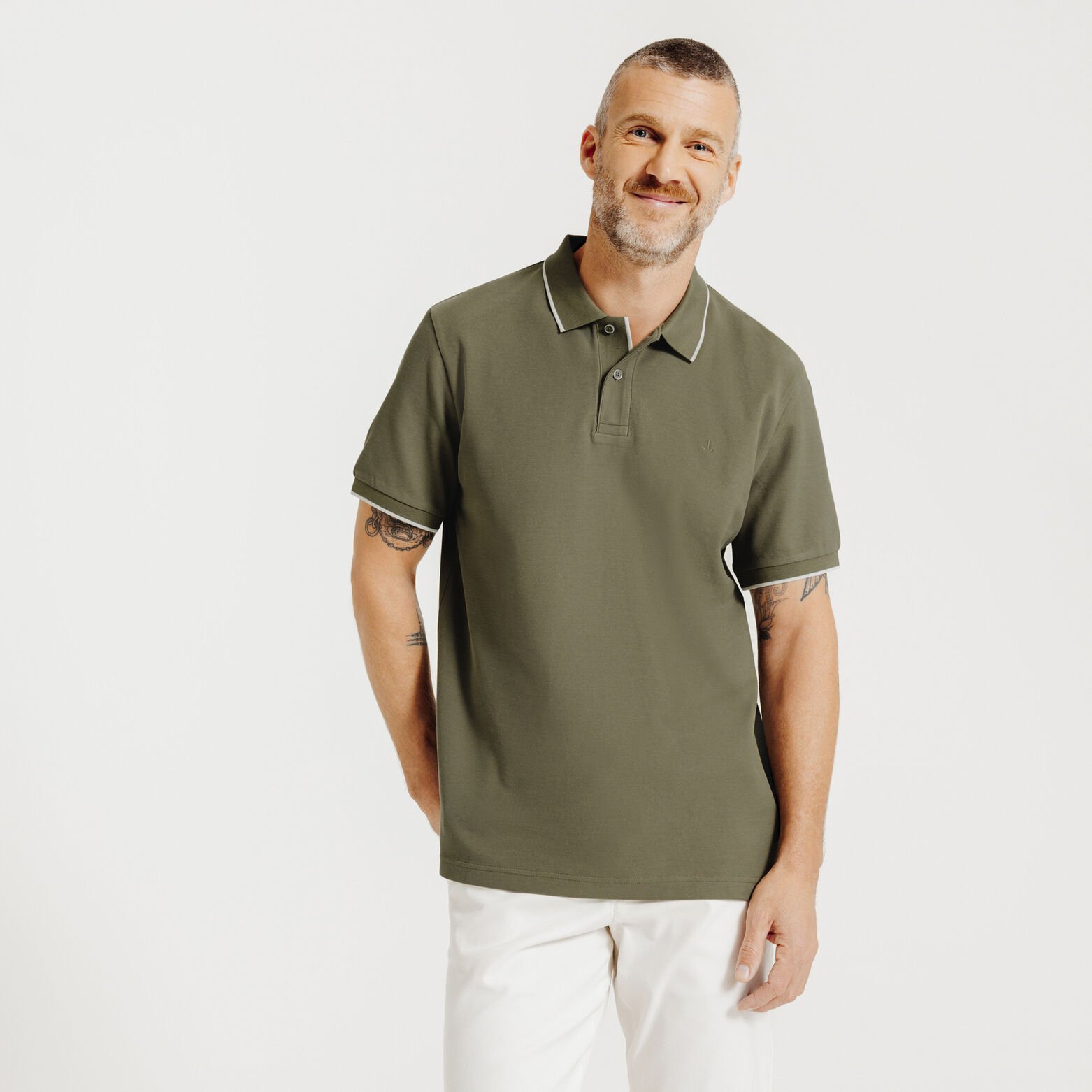 Polo manches courtes uni "le parfait by JULES"