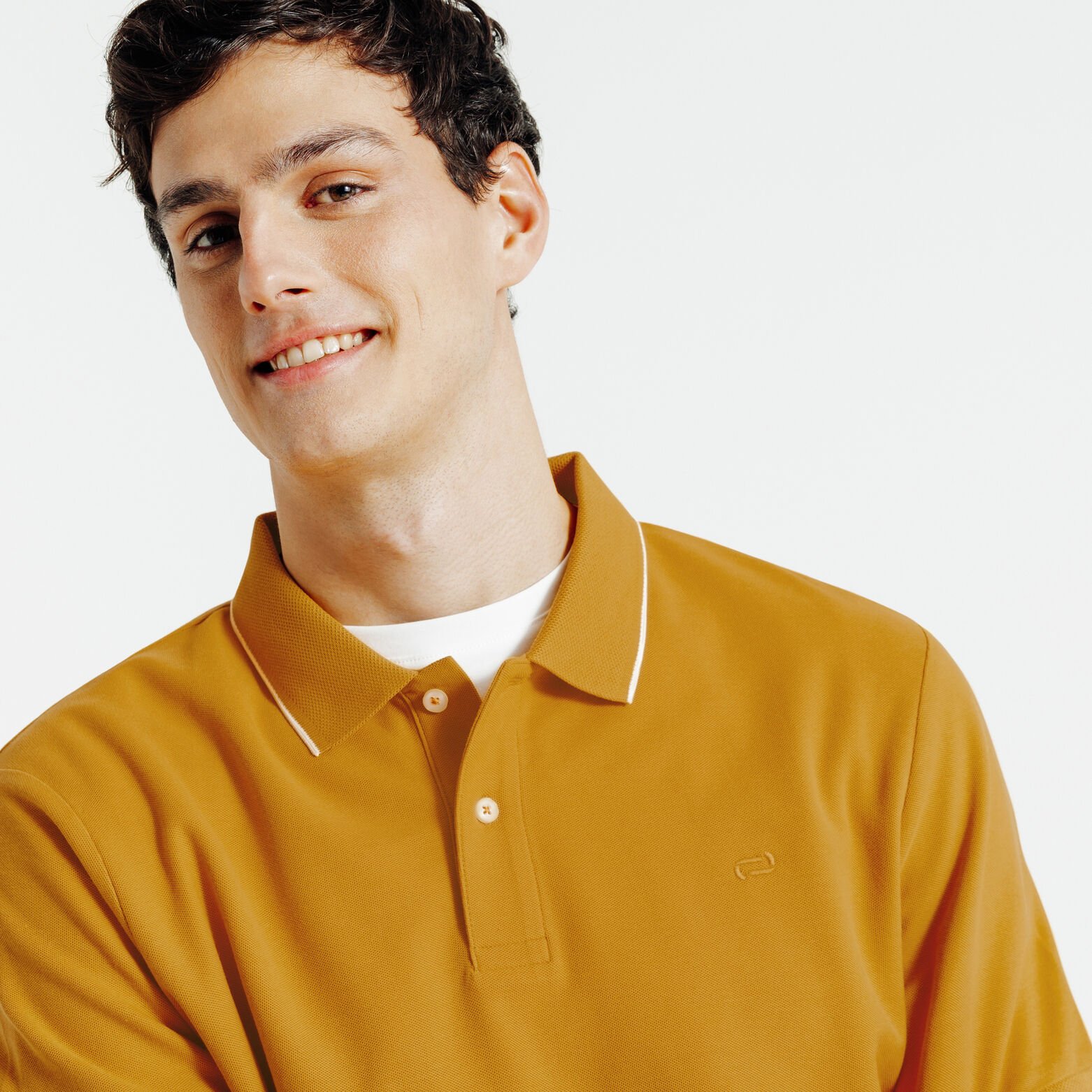 "Le Parfait by Jules" effen polo korte mouwen 