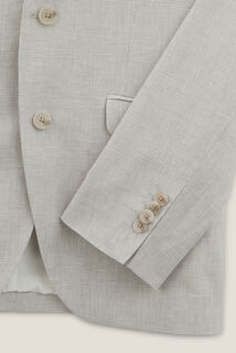 Veste slim à carreaux