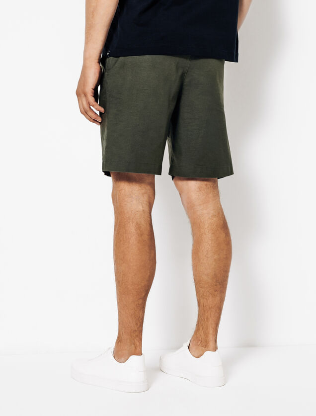 Bermuda en coton lin