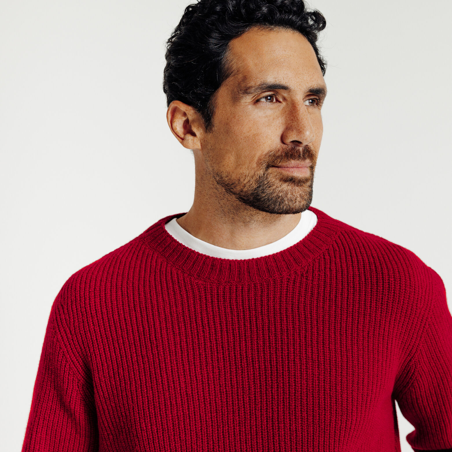 Trui van merino/kasjmiermix Made in France