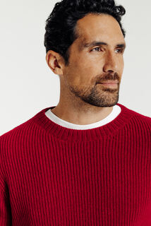 Trui van merino/kasjmiermix Made in France