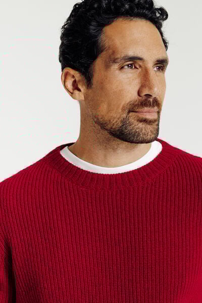 Pull mérinos cachemire Made in France