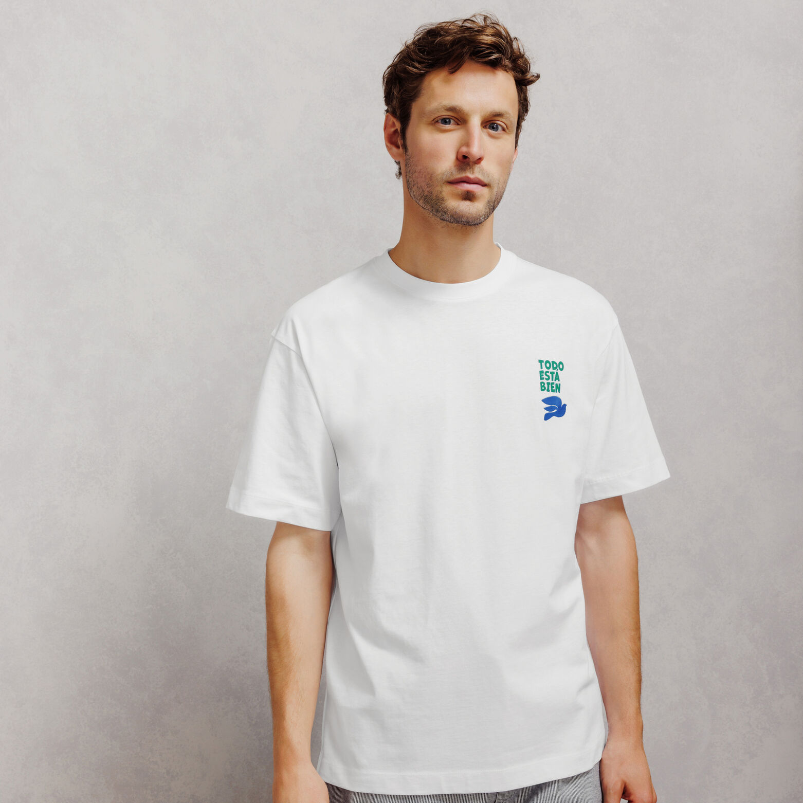 Tee shirt imprim&eacute; devant dos