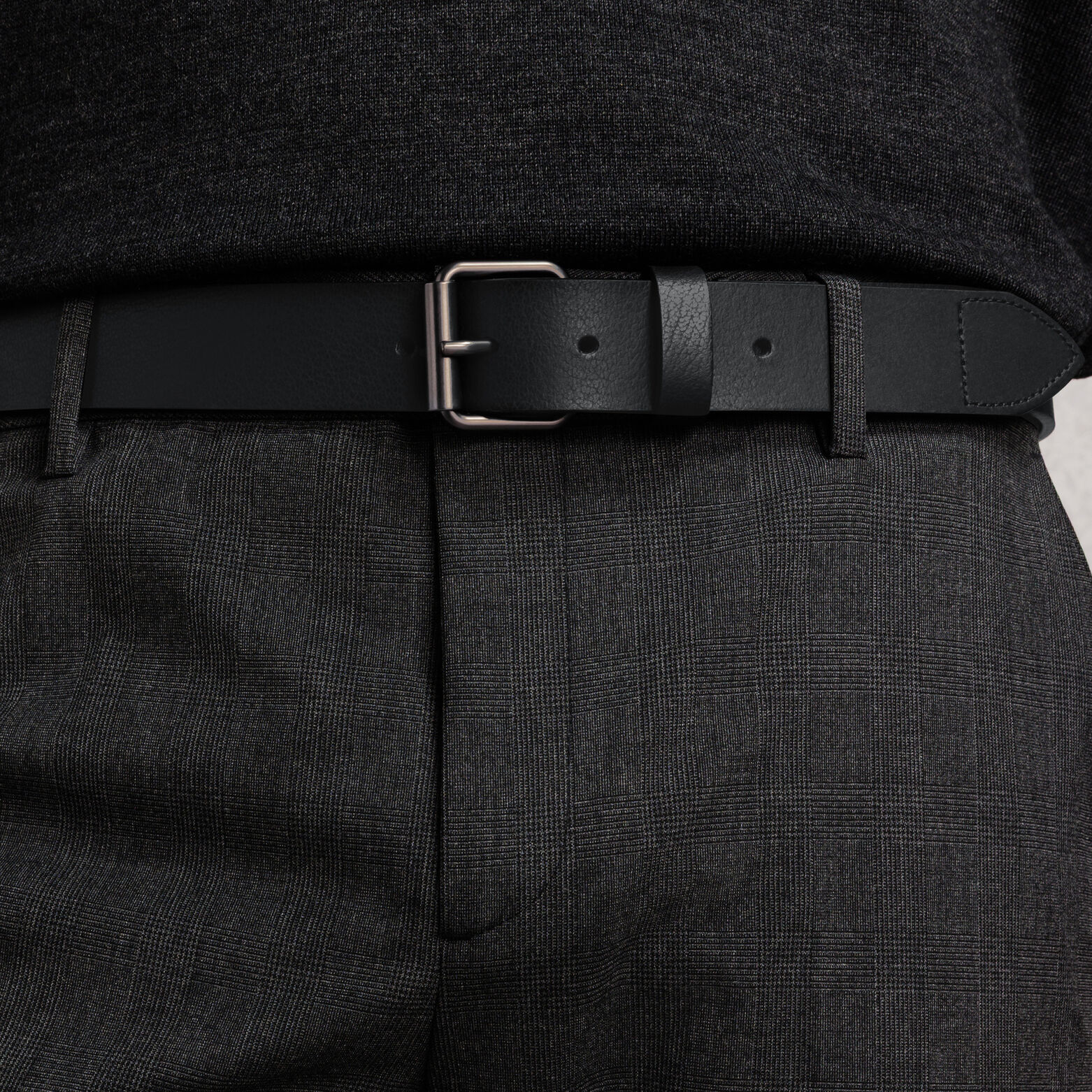Ceinture cuir rouleau
