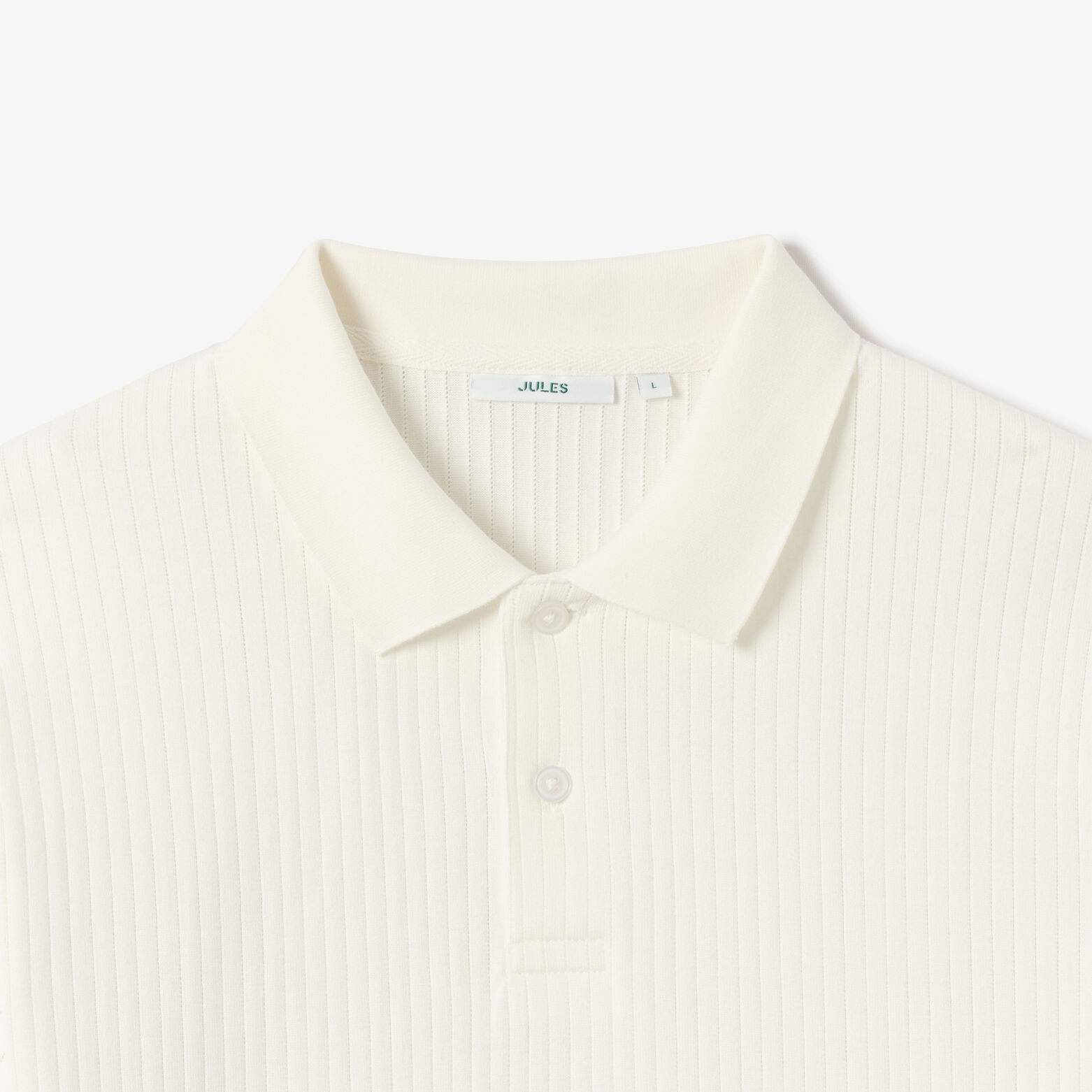 Polo manches courtes textur&eacute;