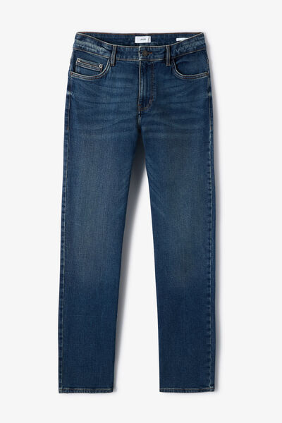 Jean straight d&eacute;lav&eacute;