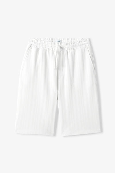 Bermuda long en maille taille &eacute;lastiqu&eacute;e