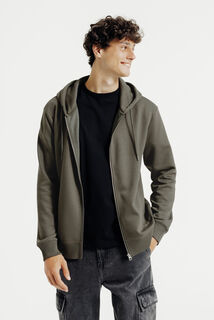 Sweat &agrave; capuche zipp&eacute;