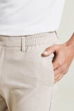 Pantalon slim à carreaux bi-stretch