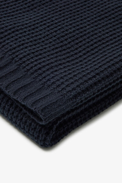 Echarpe unie en maille