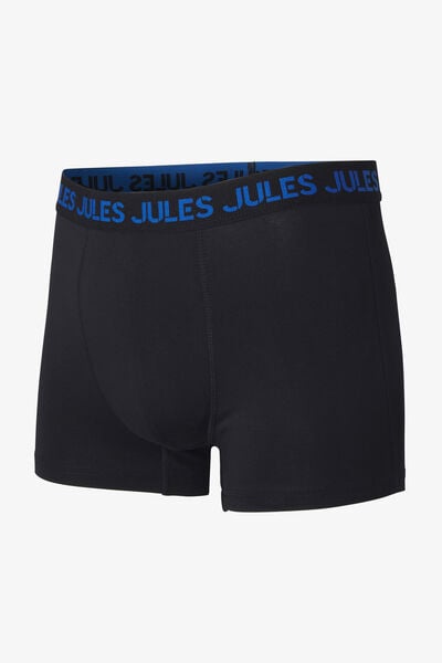 Boxer en coton avec ceinture color&eacute;e