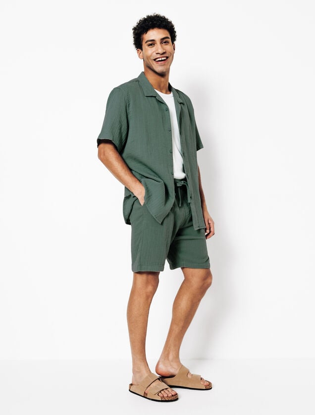 Short en gaze de coton