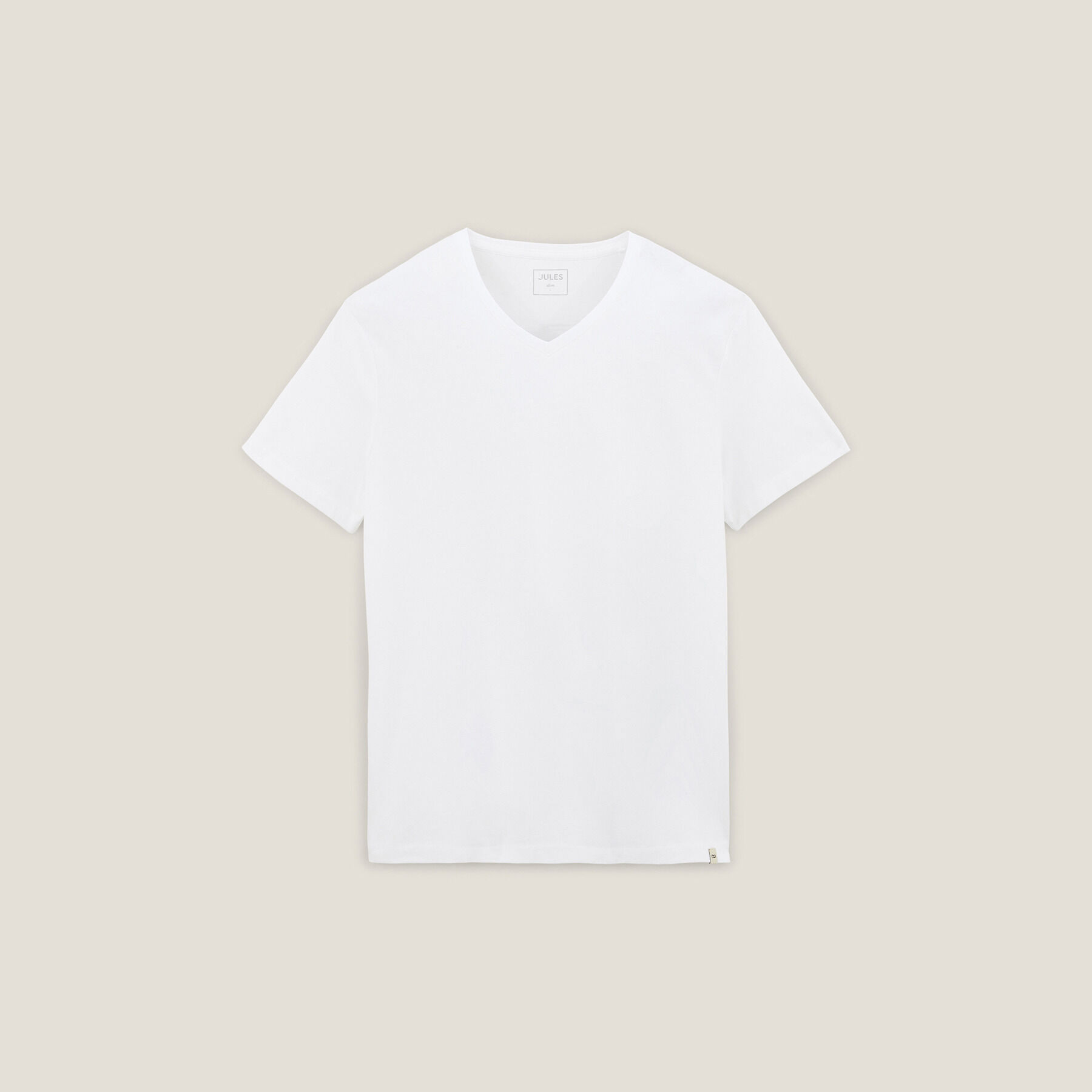 Tee shirt blanc homme col v clearance