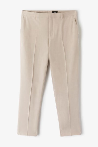 Tweekleurige comfort fit kostuumbroek