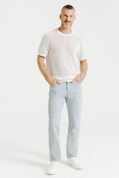 Jean straight rigide